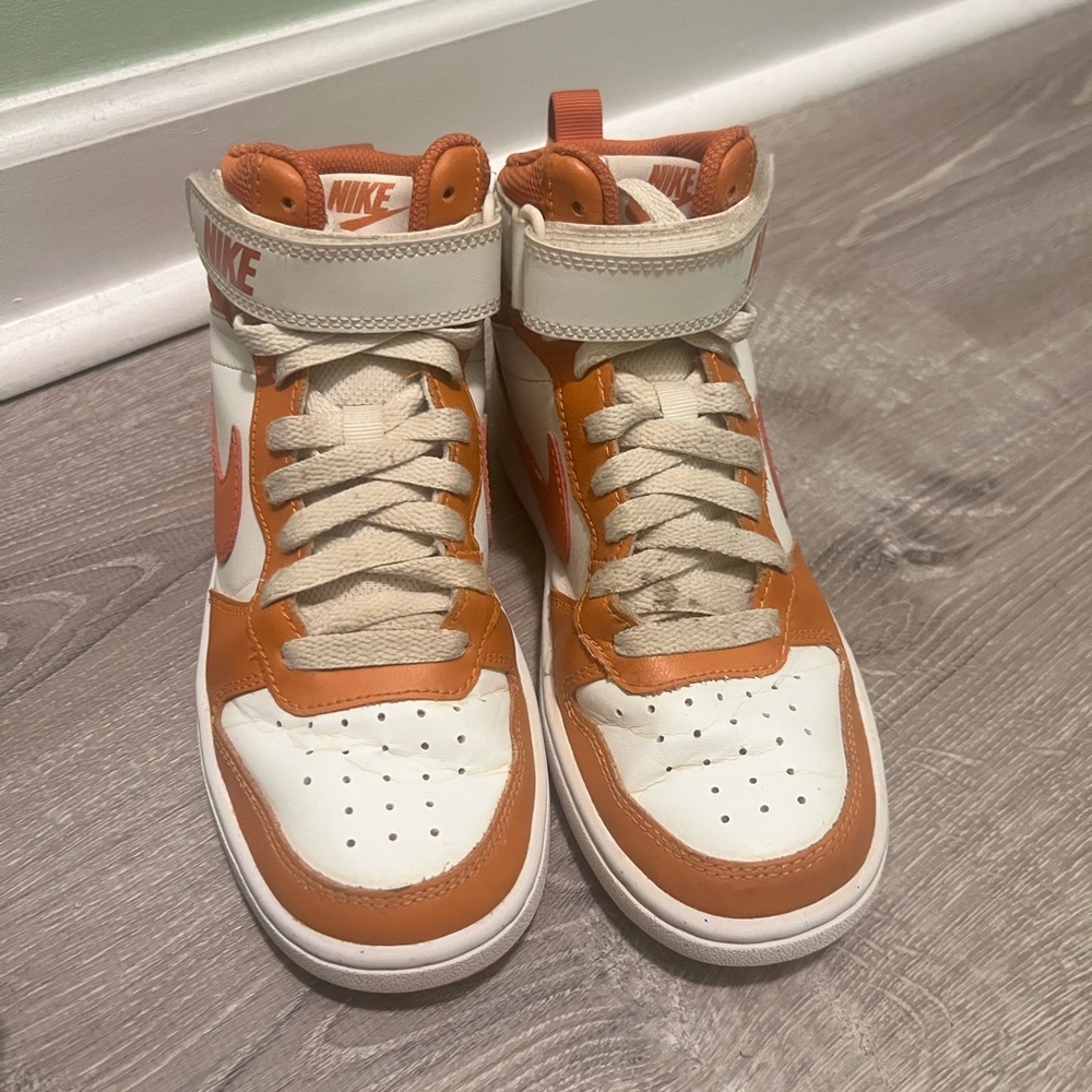Nike Kids Sneakers - Orange and White